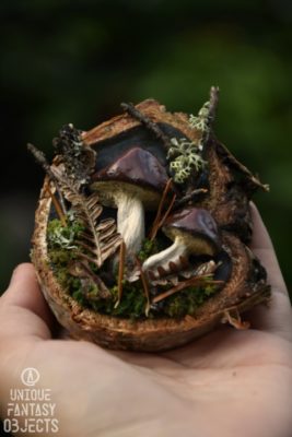 Magnes na lodówkę z borowikami (5) (Unique Fantasy Objects)