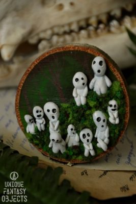 Zawieszka na ścianę lub magnes na lodówkę z duszkami lasu