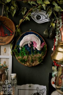 Ozdoba na ścianę z aksolotlem (Unique Fantasy Objects)