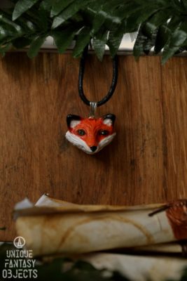 Naszyjnik z głową lisa (Unique Fantasy Objects)
