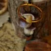 Naszyjnik z grzybkami i kwarcem miodowym (Unique Fantasy Objects)