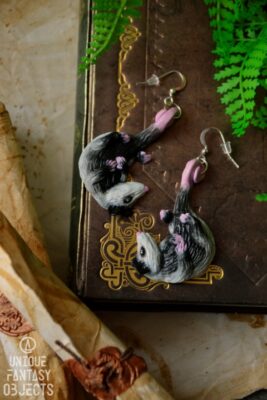 Kolczyki z oposami (Unique Fantasy Objects)