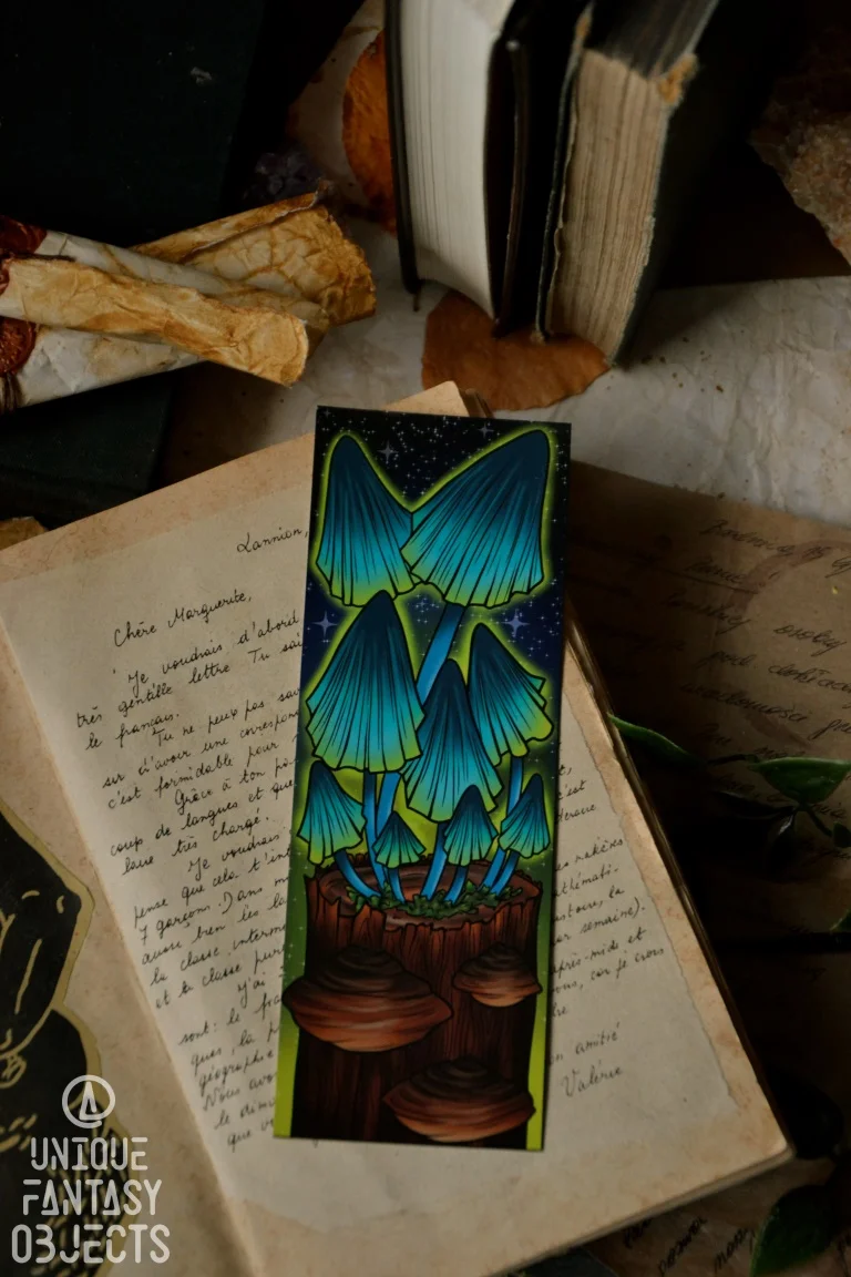 Zakładka z niebieskimi grzybami (Unique Fantasy Objects)