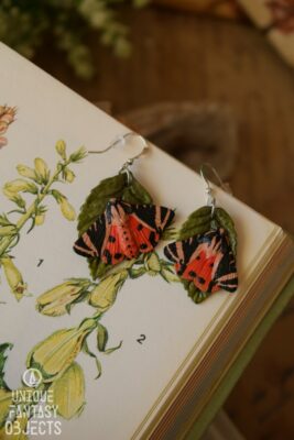Kolczyki z motylami krasopani hera (Unique Fantasy Objects)