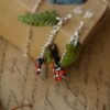 Kolczyki z wężem lancetogłów mleczny (Unique Fantasy Objects)