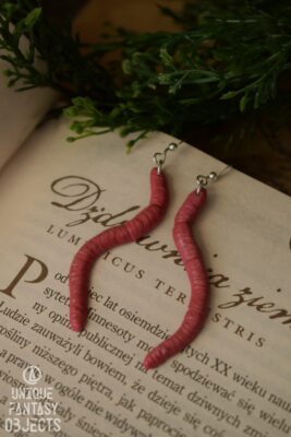 Kolczyki z małymi dżdżownicami (Unique Fantasy Objects)