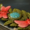 Wisiorek z ważką czerwoną i howlitem (Unique Fantasy Objects)