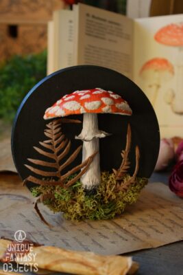 Ozdoba na ścianę z muchomorem (Unique Fantasy Objects)