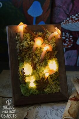Ramka ze świecącymi grzybkami (Unique Fantasy Objects)
