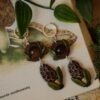 Kolczyki ze smardzami i tygrysim okiem (Unique Fantasy Objects)