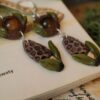 Kolczyki ze smardzami i tygrysim okiem (Unique Fantasy Objects)
