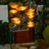 Luterko ozdobione świecącymi pomarańczowymi grzybkami (Unique Fantasy Objects)