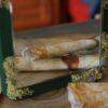 Luterko ozdobione świecącymi pomarańczowymi grzybkami (Unique Fantasy Objects)