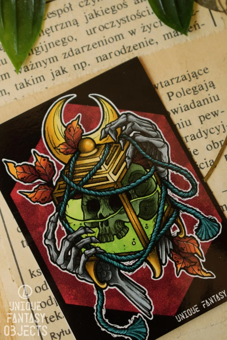 Naklejka z czaszką i eliksirem (Unique Fantasy Objects)