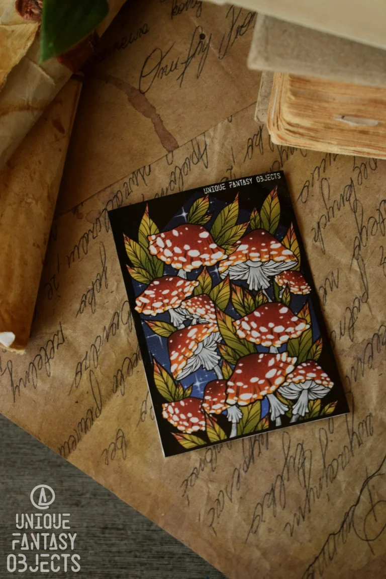 Naklejka z muchomorami (Unique Fantasy Objects)