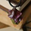 Naszyjnik z brązowymi grzybkami i kwarcem miodowym (Unique Fantasy Objects)