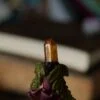 Naszyjnik z brązowymi grzybkami i kwarcem miodowym (Unique Fantasy Objects)