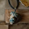 Naszyjnik z pierścieniakiem i amonitem (Unique Fantasy Objects)