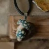 Naszyjnik z pierścieniakiem i amonitem (Unique Fantasy Objects)