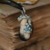 Naszyjnik z pierścieniakiem i amonitem (Unique Fantasy Objects)