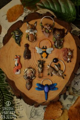 Naszyjniki z polskimi zwierzętami (Unique Fantasy Objects)