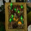 Ramka ze świecącymi zielonymi grzybkami (Unique Fantasy Objects)