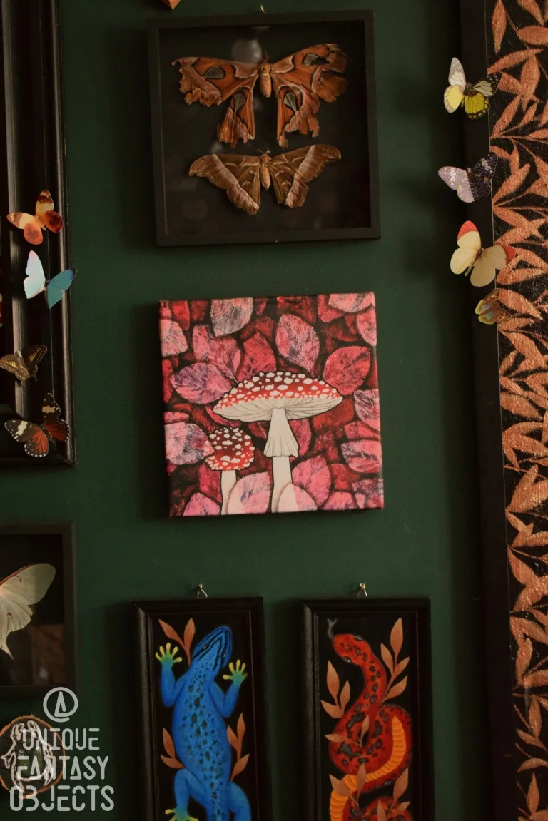 Obraz z muchomorami (Unique Fantasy Objects)