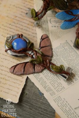 Naszyjnik z kluczem i jadeitem (Unique Fantasy Objects)