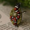 Regulowany pierścionek z wężem (Unique Fantasy Objects)