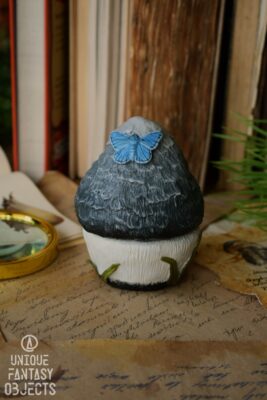 Szklane pudełko w kształcie grzyba czernidłaka (Unique Fantasy Objects)