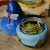 Pudełeczko w kształcie niebieskiego grzybka (Unique Fantasy Objects)