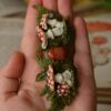 Spinka do włosów z muchomorami i jaspisem (Unique Fantasy Objects)