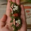 Spinka do włosów z muchomorami i jaspisem (Unique Fantasy Objects)