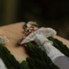 Kolczyki z muchomorem i różowym kwarcem (Unique Fantasy Objects)
