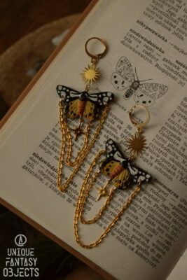 Kolczyki z niedźwiedziówką włodarką (Unique Fantasy Objects)