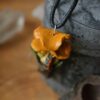 Naszyjnik z kurkami i kwarcem tytanowym (Unique Fantasy Objects)