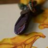 Naszyjnik z kurkami i kwarcem tytanowym (Unique Fantasy Objects)