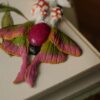 Naszyjnik z uskrzydlonymi muchomorami i jadeitem (Unique Fantasy Objects)