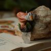 Naszyjnik z rydzami i kryształem górskim (Unique Fantasy Objects)