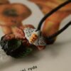 Naszyjnik z rydzami i kryształem górskim (Unique Fantasy Objects)