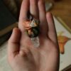 Naszyjnik z rydzami i kryształem górskim (Unique Fantasy Objects)