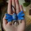 Naszyjnik ze skrzydłami i sodalitem (Unique Fantasy Objects)