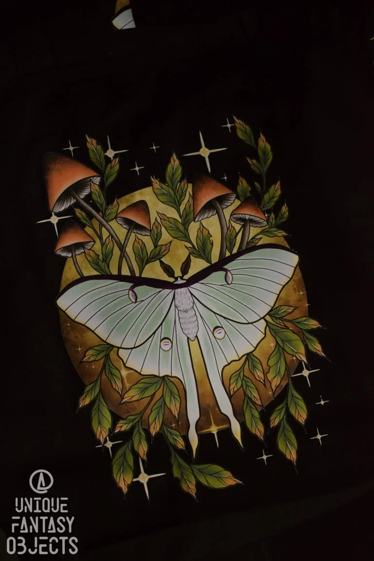 Alternative view of Bawełniana torba z ćmą księżycówką amerykańską