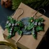 Kolczyki z rzeźbą gąsienicy trichoplusia ni Kolczyki z rzeźbą gąsienicy trichoplusia ni (Unique Fantasy Objects)