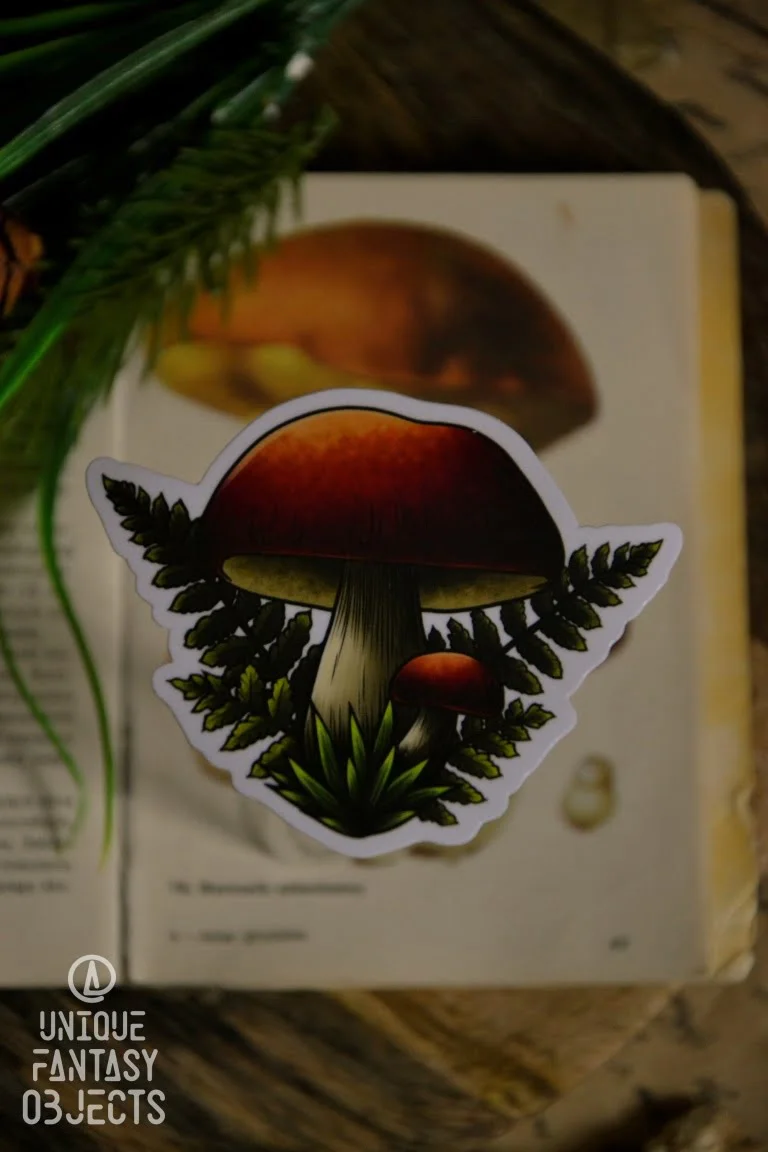 Naklejka z borowikami (Unique Fantasy Objects)