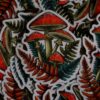 Naklejka z muchomorami czerwonymi (Unique Fantasy Objects)