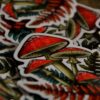 Naklejka z muchomorami czerwonymi (Unique Fantasy Objects)