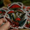 Naklejka z muchomorami czerwonymi (Unique Fantasy Objects)