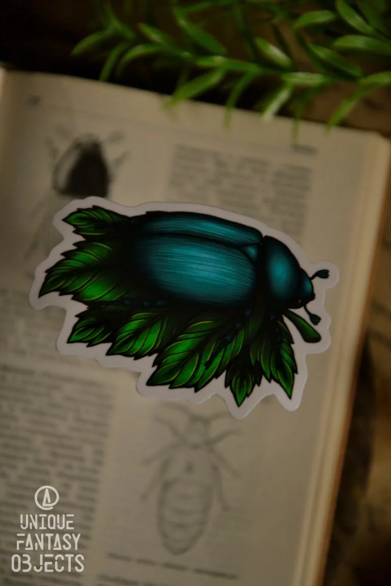 Naklejka z żukiem wiosennym (Unique Fantasy Objects)