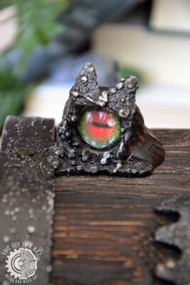 Drewniana skrzynka mimik żabol (This Guy in a Hat)